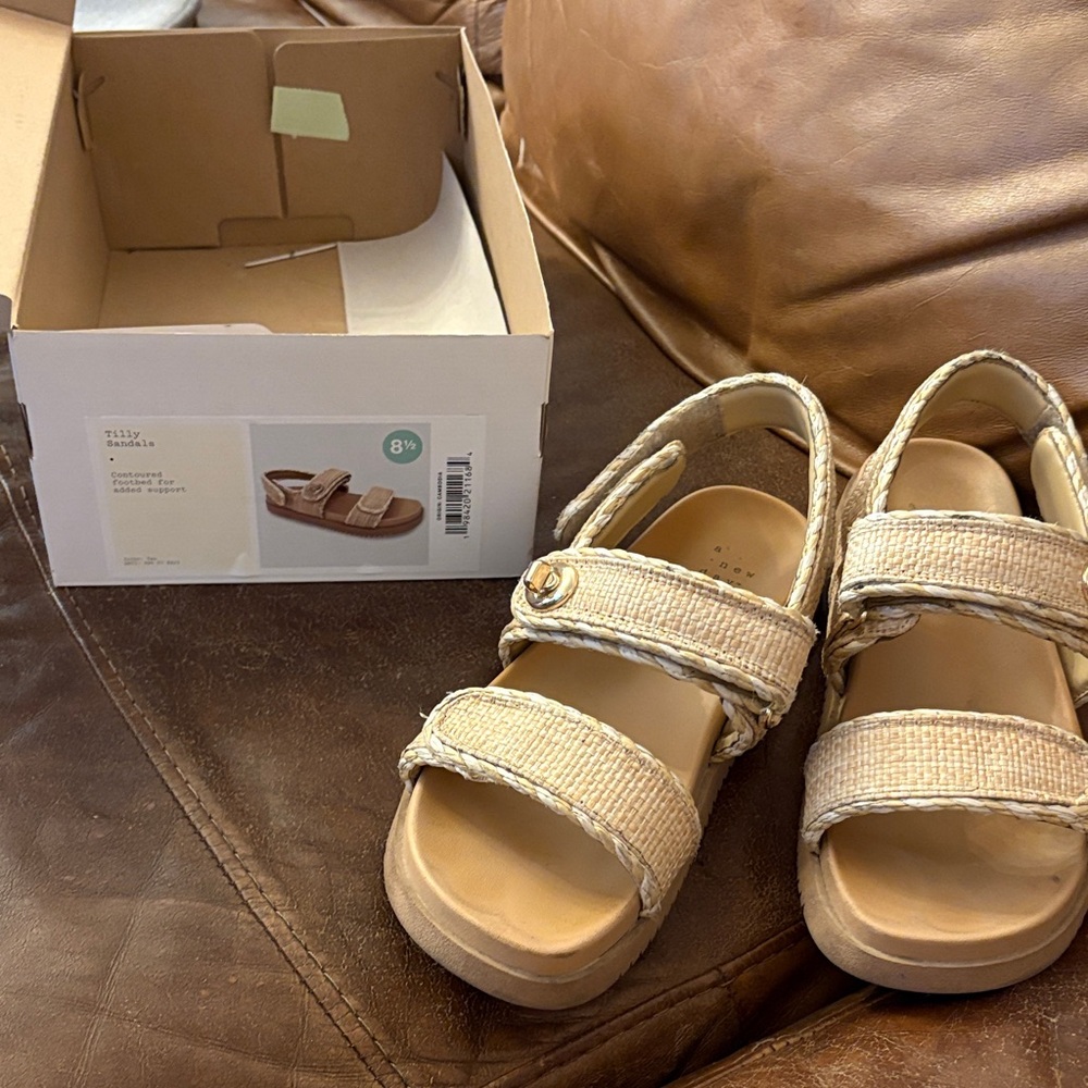 Stylish Beige Kids Sandals